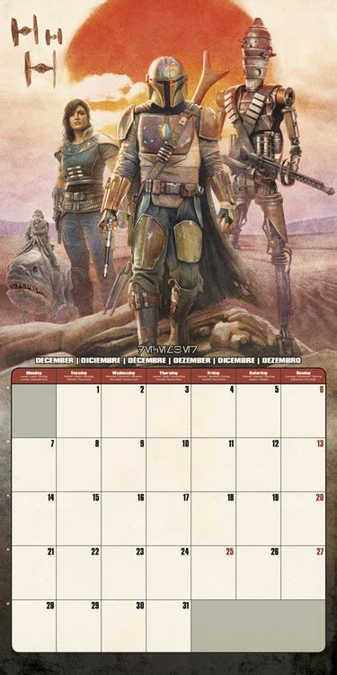 2022 Star Wars Calendar
